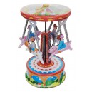 Tin Toy Pig and Puppy Carousel Mini