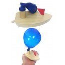 Balloon Powered Boat Wooden Classic