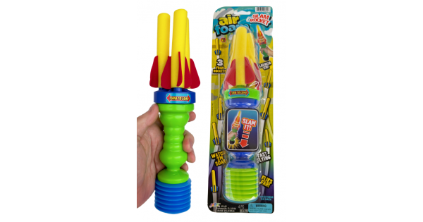 Mega Slam Shooter : 3 Rocket Rotation : Science KIt : Space Foam Rockets