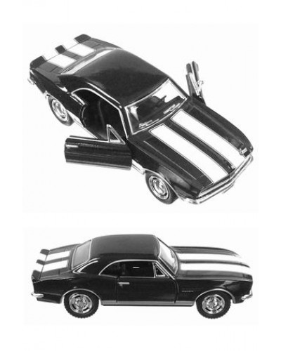 Chevy Camaro 1967 Z28 Black Toy Car