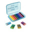 Mini Crayon Set 8 Colors Portable Case