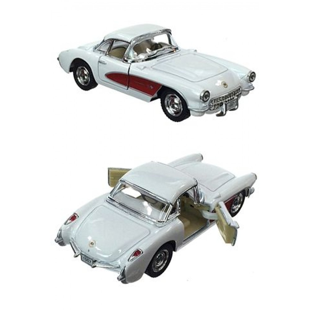 1957 Corvette Toy Sports Car White