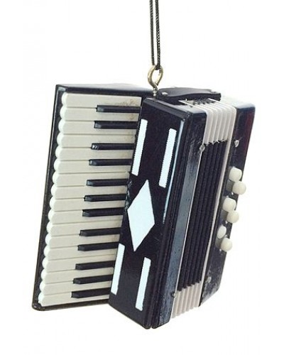 Accordion Musical Holiday Ornament