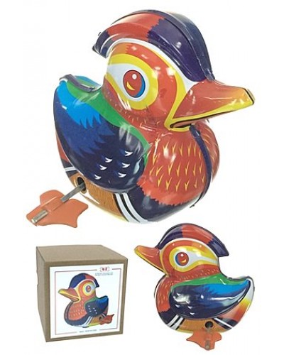 Mandarin Duck Colorful Tin Toy Exclusive