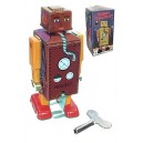 Lilliput Little Robot Tin Toy Golden Brown