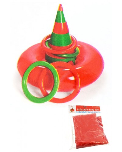 Christmas Elf Hat Inflatable Ring Game