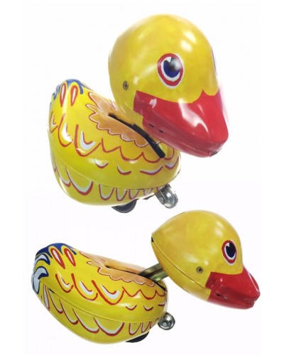 Dizzy Duck the Crazy Bird Tin Toy 