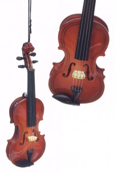 Classical Violin Christmas Ornament