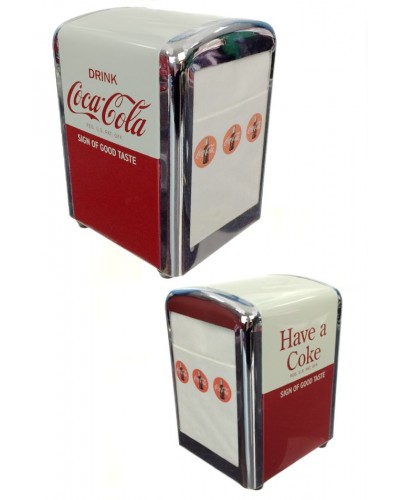 Coca Cola Napkins Dispenser Chrome