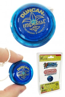 Duncan Imperial YoYo Blue World's Smallest OPENED PACKAGING