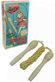 Wood Handle Skipping Jump Rope Schylling Retro 