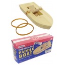 Rubber Band Paddle Boat Wood Windup