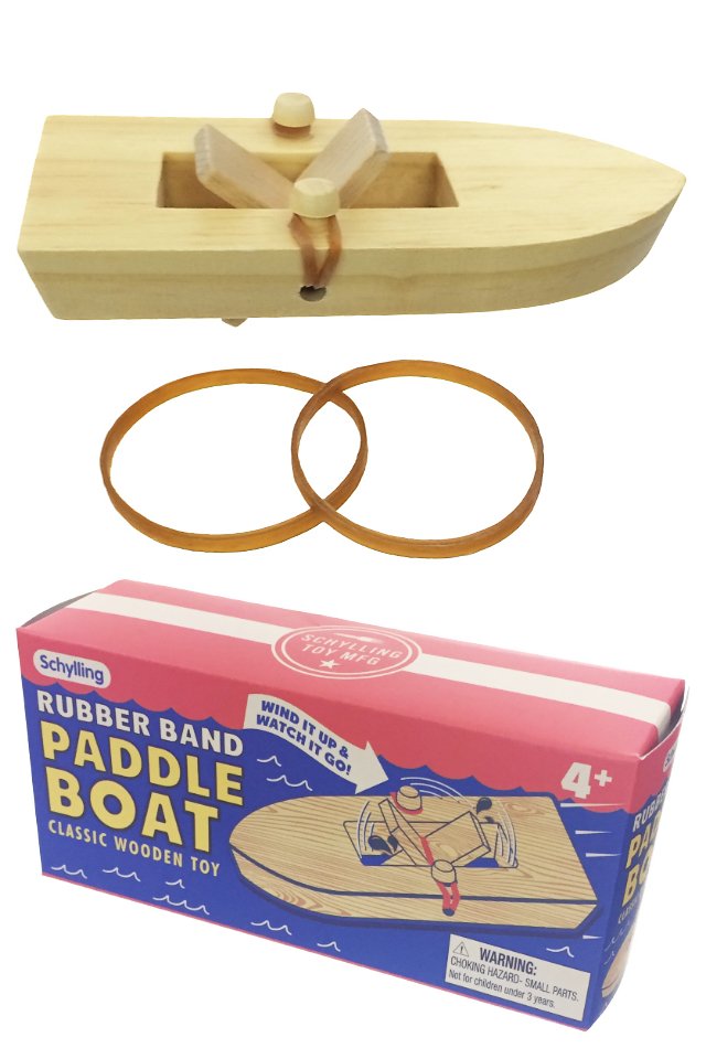 rubber band boat