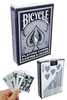 Bicycle Black and Silver Playing Cards USA