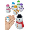 Snowman Eraser Japanese Mini Puzzle 1 Piece, Assorted Colors