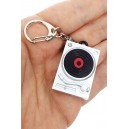 Turntable Keyring Light-up LED with Sound