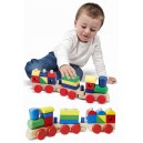 Stacking Train Large Wooden Creative Toy