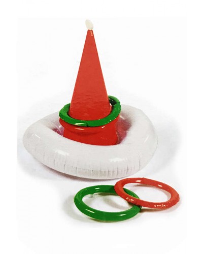 Christmas Santa Hat Ring Game Inflatable
