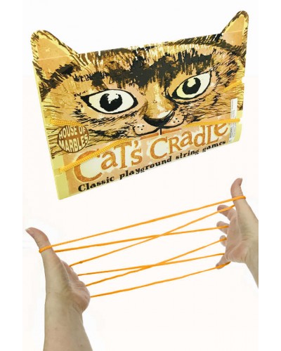 Cat's Cradle Orange String Game Patterns