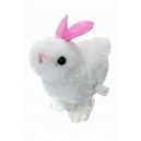Hopping Easter Bunny Pink Ears Wind Up