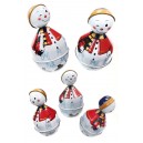 Snowman Roly Poly Wobble Toy with Sounds
