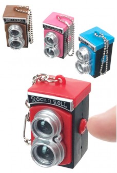 Retro Camera Flash and Sounds Keychain