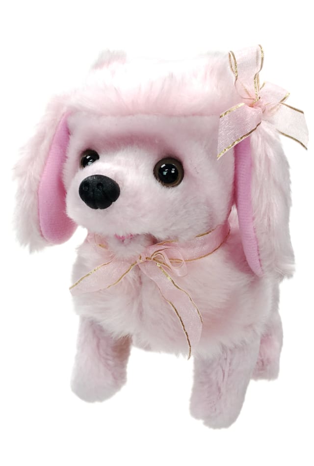 pink poodle soft toy