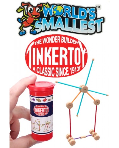 Tinkertoy Building Toy World's Smallest