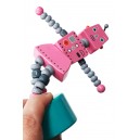 Paulina Pink Robot Thumb Puppet Poses