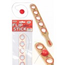 Flip Stick 5 Hole Wooden Paddle Ball Game