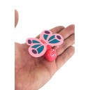 Pink WindUp Butterfly Plastic Classic Toy