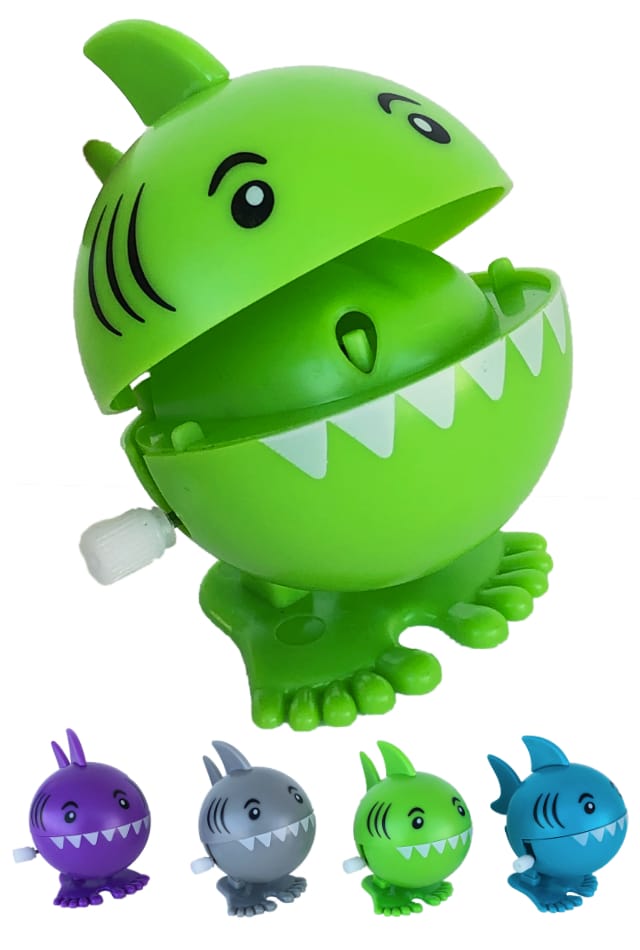 Baby Shark Windup Toy : Colorful Plastic : Chomps Hops