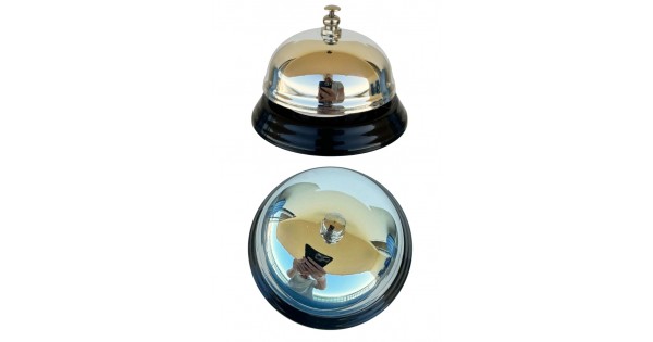 Silver store desk bell