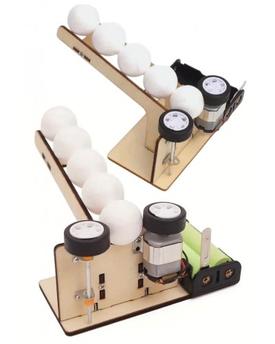 Ball Shooter Kit : Electric Machine : DIY 3D Wooden