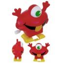Red Scary Monster Windup Toy : Funny Halloween Wind Up