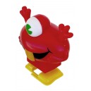 Red Scary Monster Windup Toy : Funny Halloween Wind Up