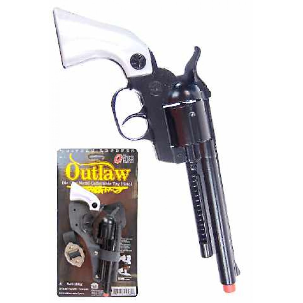 Cap Pistol Revolver Black, Toys \ Guns Toys \ Costumes and gadgets