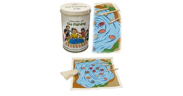 Magnetic Fishing Game : Fabric Board in Tin : English Family Fun