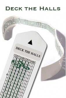 Deck The Halls Paper Strip For Music Box Kit