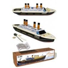 Titanic Toy Ship Pop Pop Tin Boat Steamer
