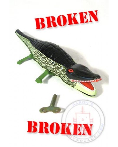 Crocodile Tin Toy ***Broken