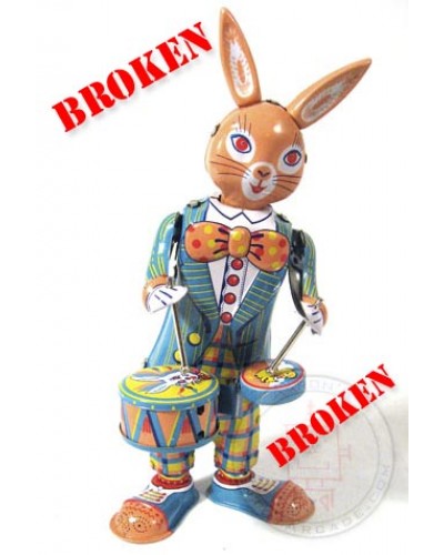 Drumming Happy Bunny ***Broken