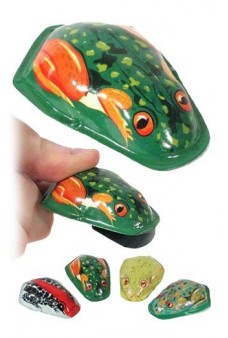 Deluxe Frog Clicker Tin Toy Treasure