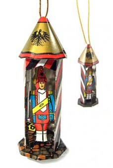 Toy Soldier Tin Christmas Ornament