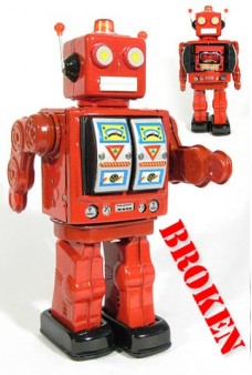Mr. D Cell Red Robot ***Broken