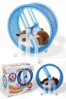 Pet Hamster Wheel Runner Blue