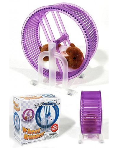 Pet Hamster Wheel Runner Purple
