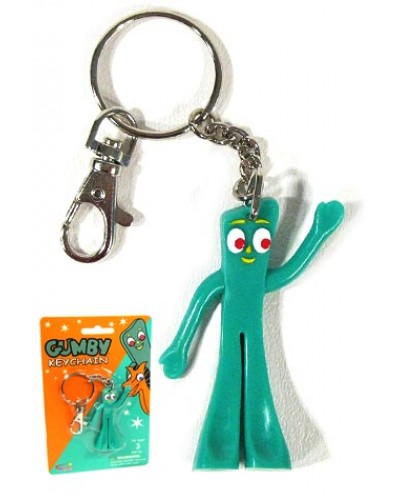 Gumby Keychain the Original Clayboy