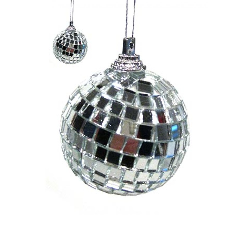Disco Ball Ornament : Mini Mirror 1976: Classic Tin Ornaments