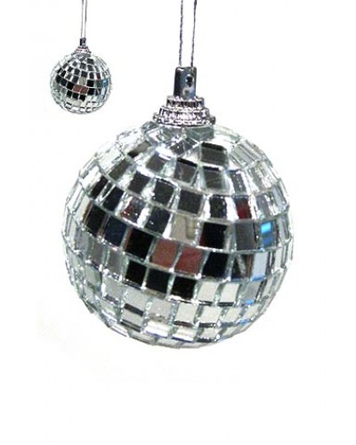 Mini Mirror Disco Ball Ornament 1976